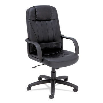 Alera® Alera Sparis Executive High-back Swivel-tilt Bonded Leather Chair, Supports Up To 275 Lb, 18.11" To 22.04" Seat Height, Black freeshipping - TVN Wholesale